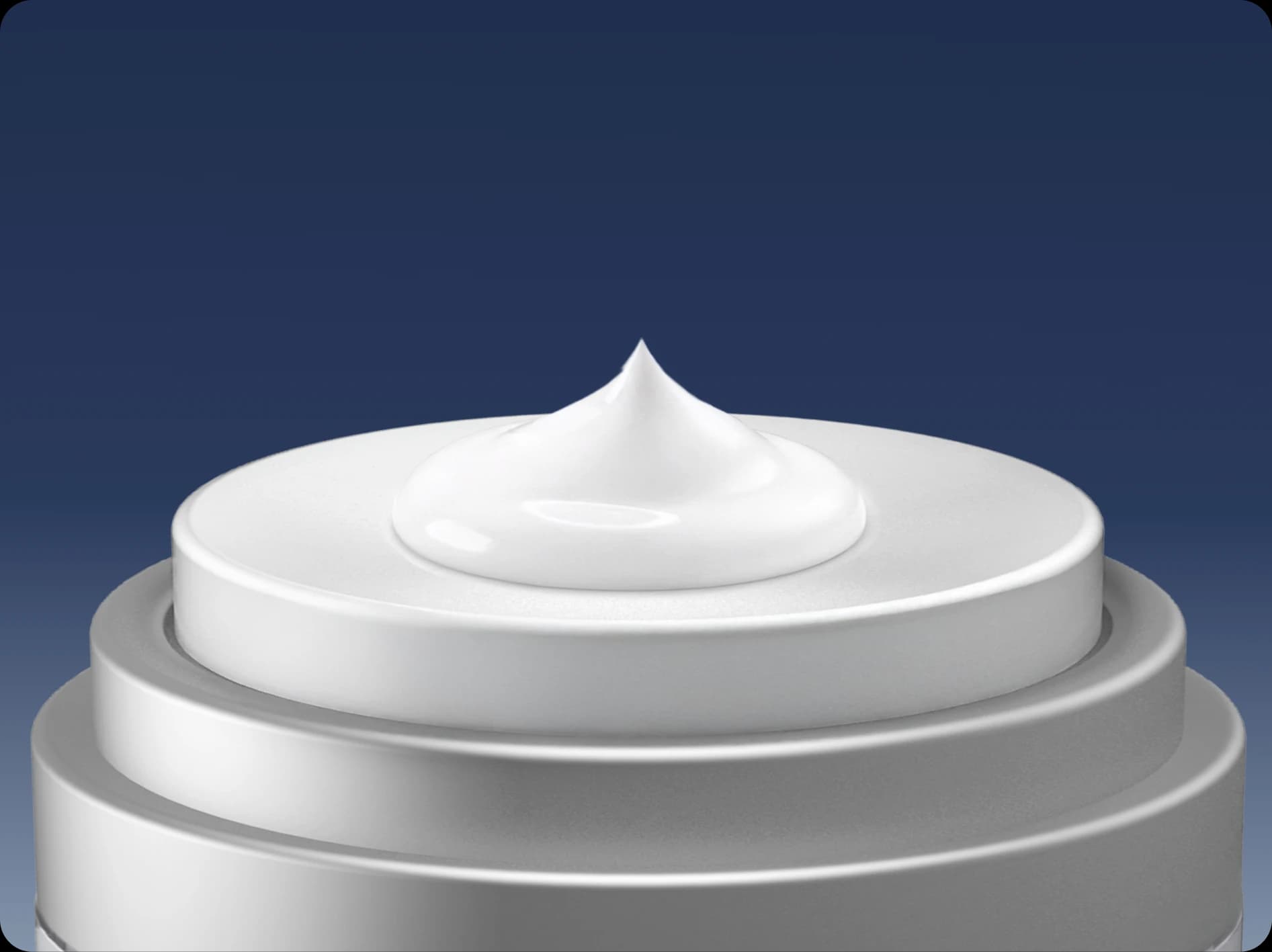 Oestra Menopause cream jar open, showing bioidentical hormone cream