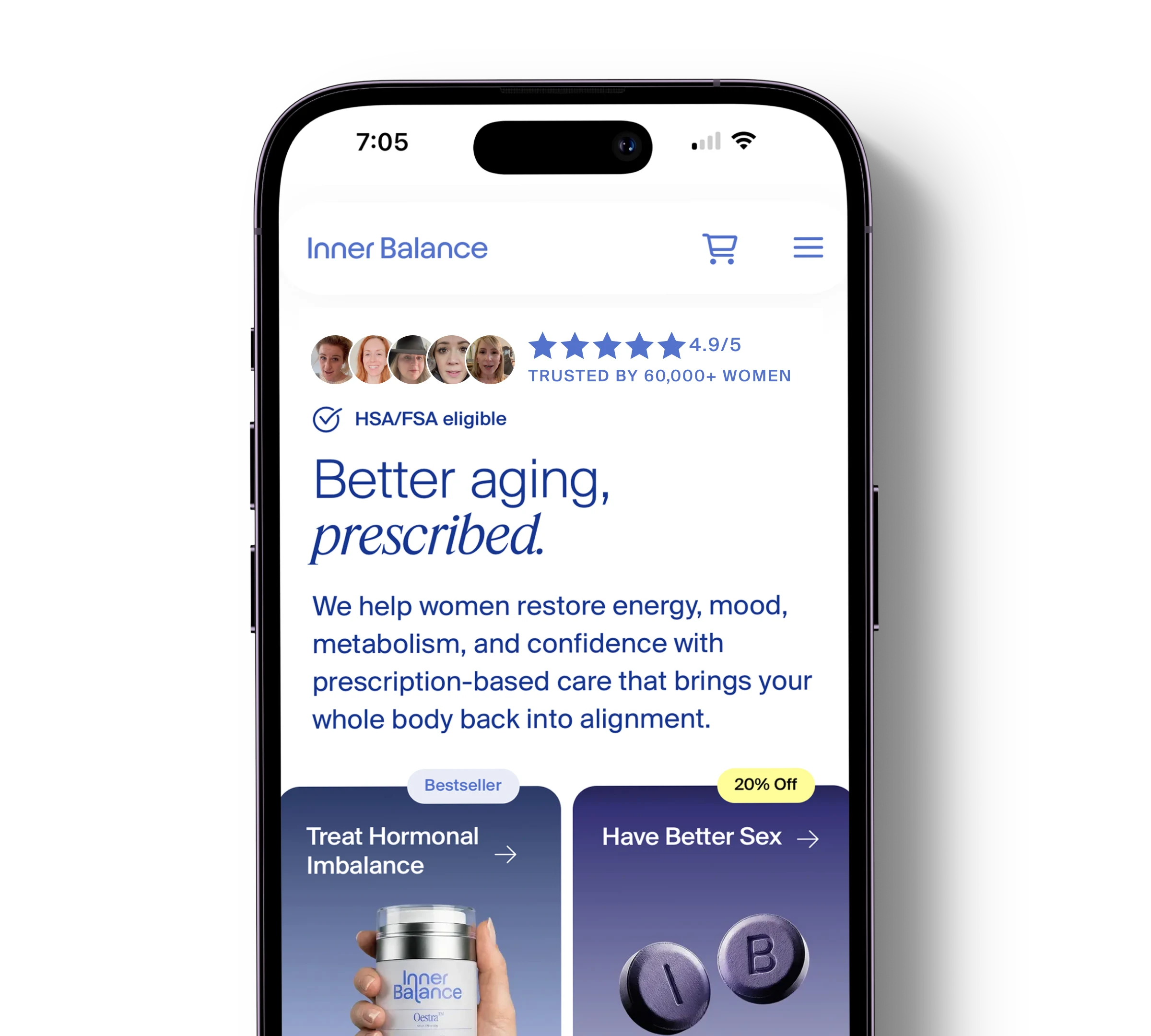 Inner Balance app on iPhone