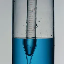Liquid in a test tube